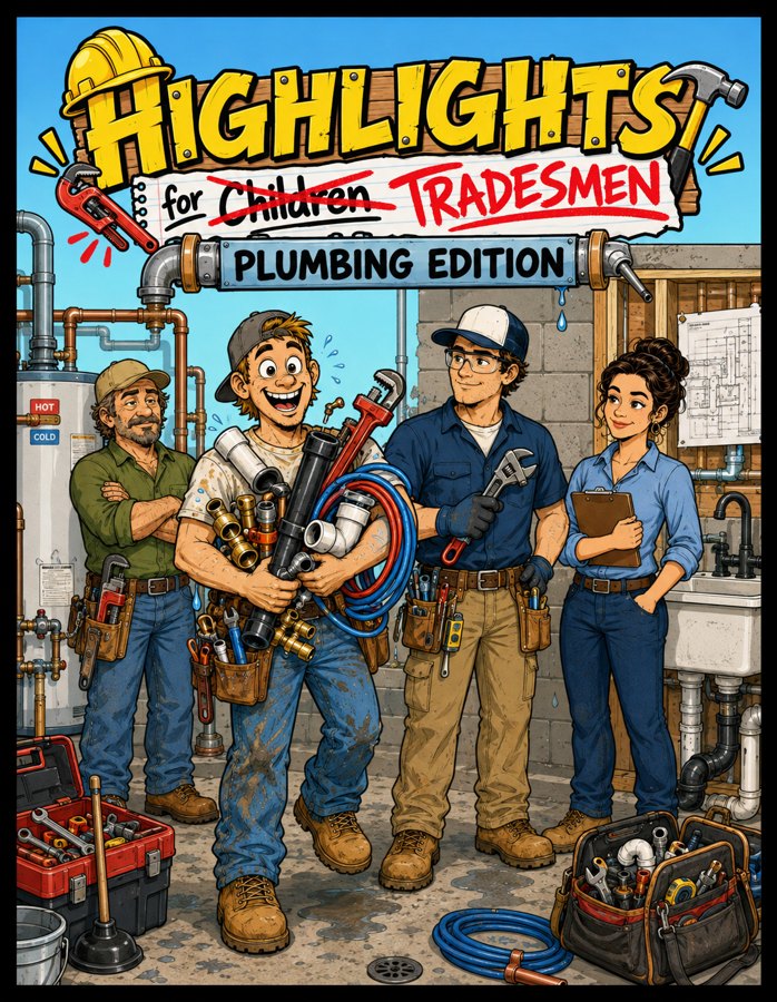 Front cover placeholder: the Plumbing Edition