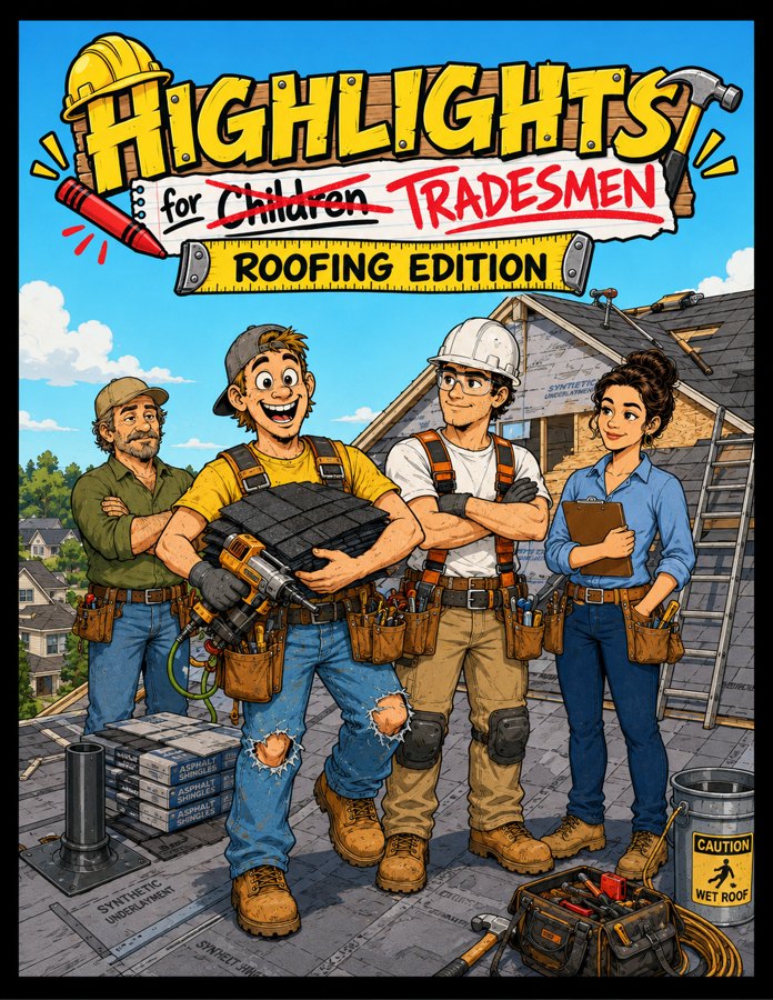 Front cover placeholder: the Roofing Edition