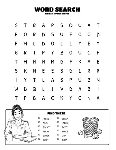 Sample page: Word Search